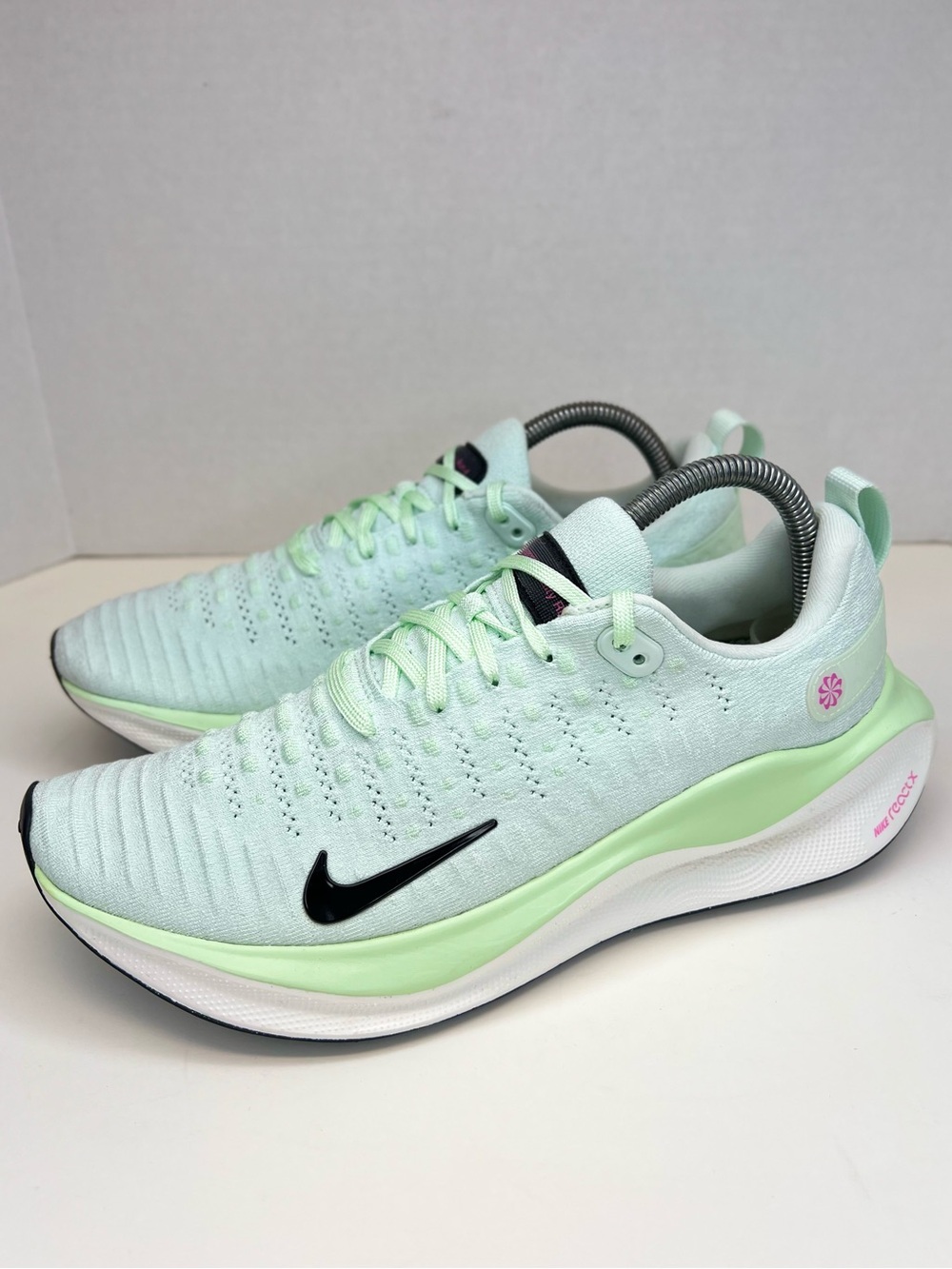 Nike ReactX Infinity Run 4 Barely Green/Playful Pink DR2670-303 Womens 10 Superb